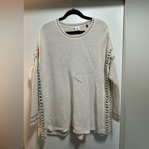 CAbi Slip Stitch Oversized Sweater